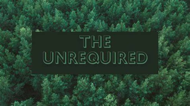 Is there such a word as unrequired?